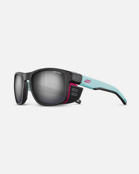 Julbo Shield M / Noir Mat - Light blue - Rose