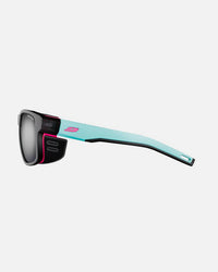 Julbo Shield M / Noir Mat - Light blue - Rose
